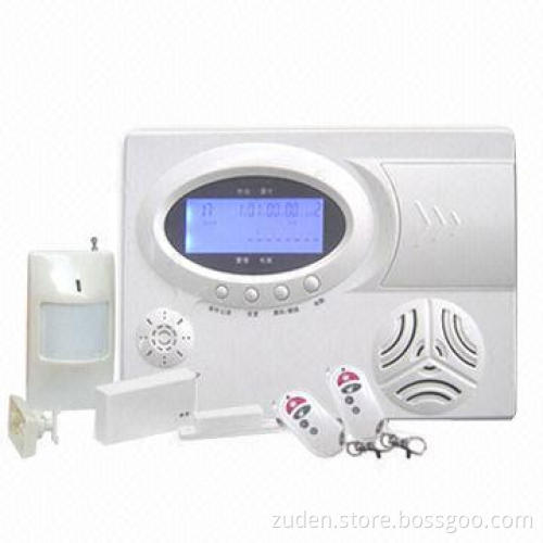 Quad band home/office/hotel GS|M SMS Home Alarm System with LCD Display, Built-in Siren